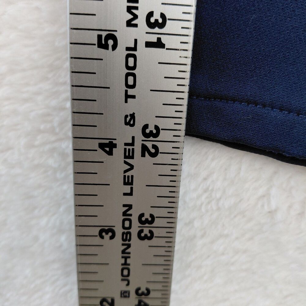 FourLaps Pants Mens 34X32 Blue Traverse Athletic Fit 4-Way Stretch Golf Chinos - Picture 12 of 12